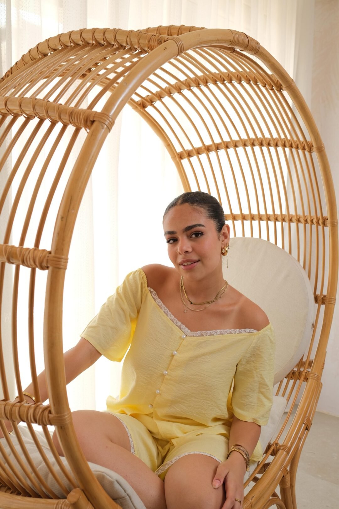 Daisy haze pj set “butter yellow” - Image 2