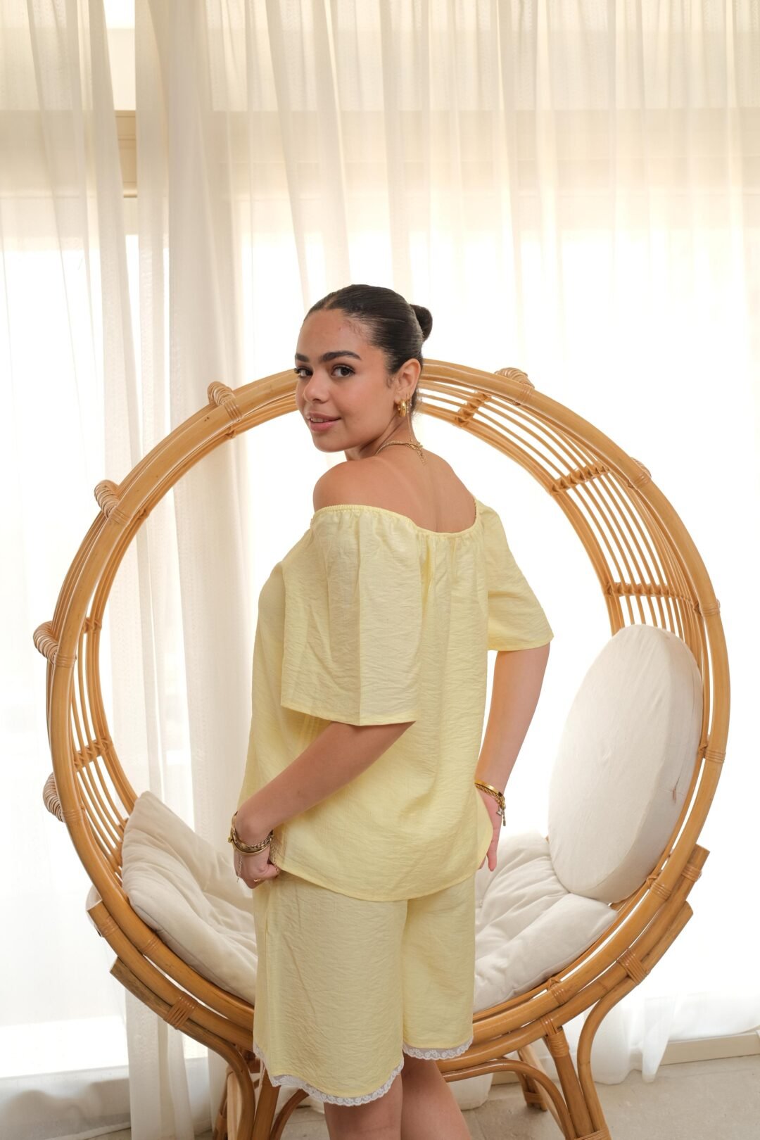 Daisy haze pj set “butter yellow” - Image 3