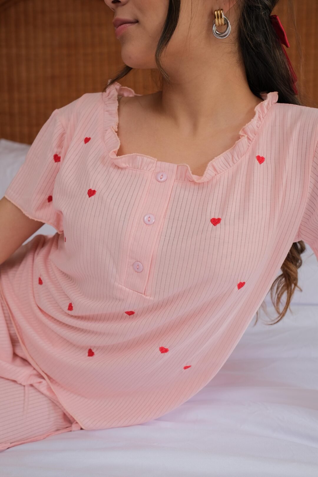 Love Notes pj set “baby pink“ - Image 2