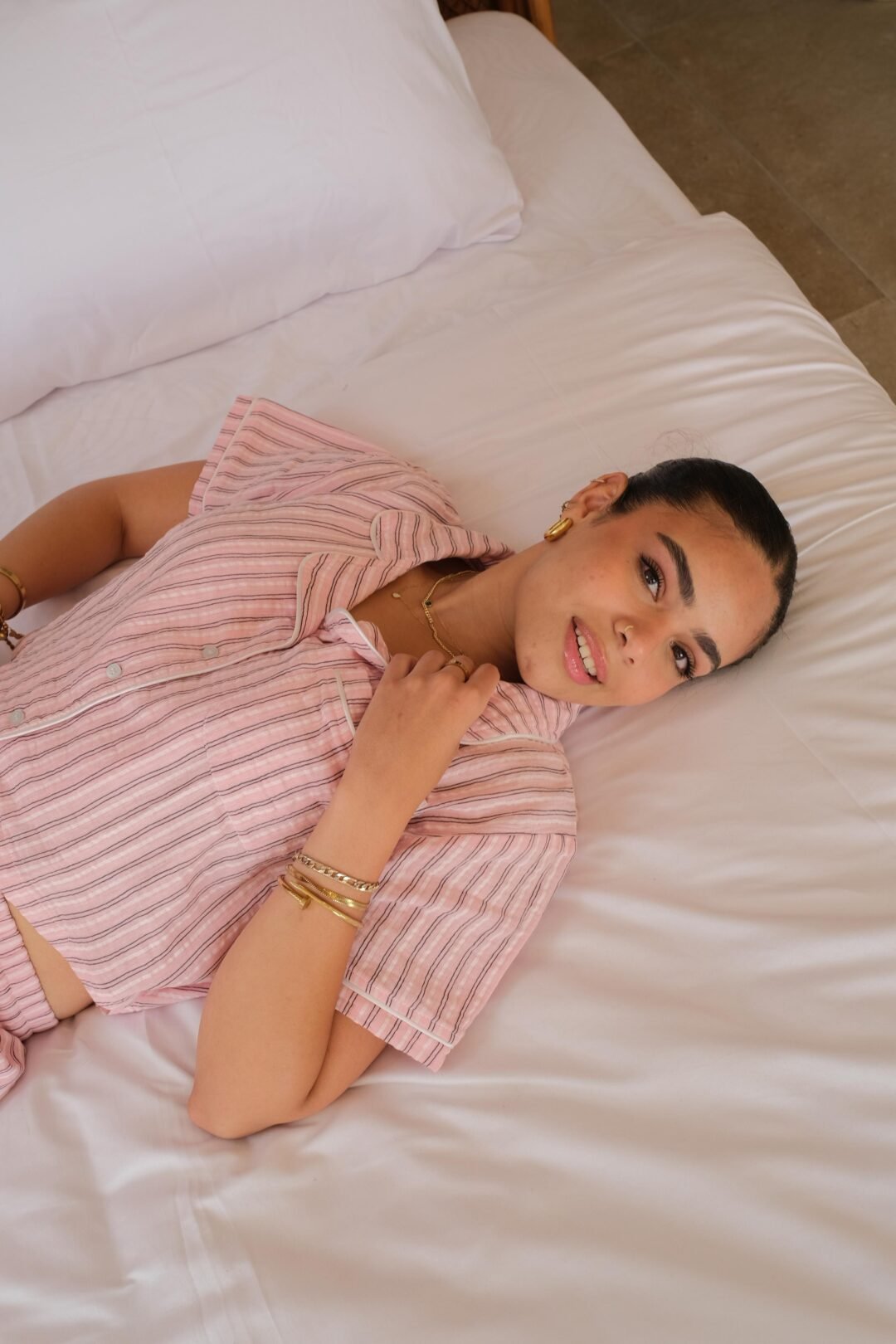 The cool club pj set “ baby pink ” - Image 2
